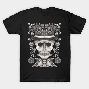 Fancy surreal skull. T-Shirt